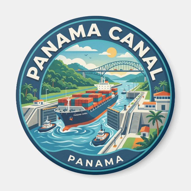 Imã Canal do Panamá Panamá (Frente)
