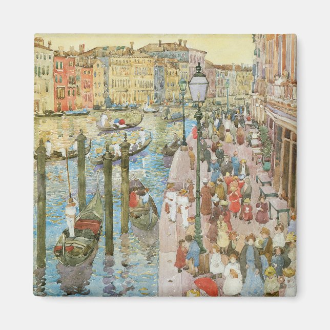 Imã Canal grande, Veneza por Maurice Prendergast (Frente)