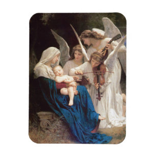 Ímã Canção dos Anjos (1881) por Bouguereau