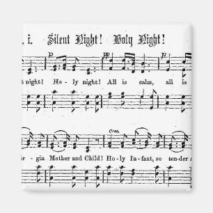 IMÃ CANÇÃO SANTAMENTE DO NATAL DA PARTITURA DA NOITE