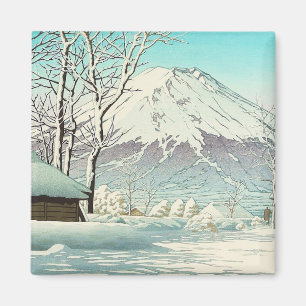 Imã Cancelamento após a neve em Oshiono Hasui Kawase