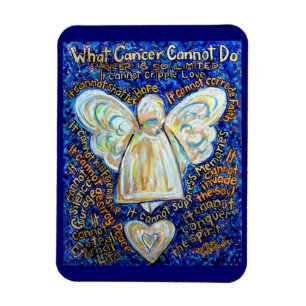 Ímã Cancer Azul e Dourado não pode fazer anjo