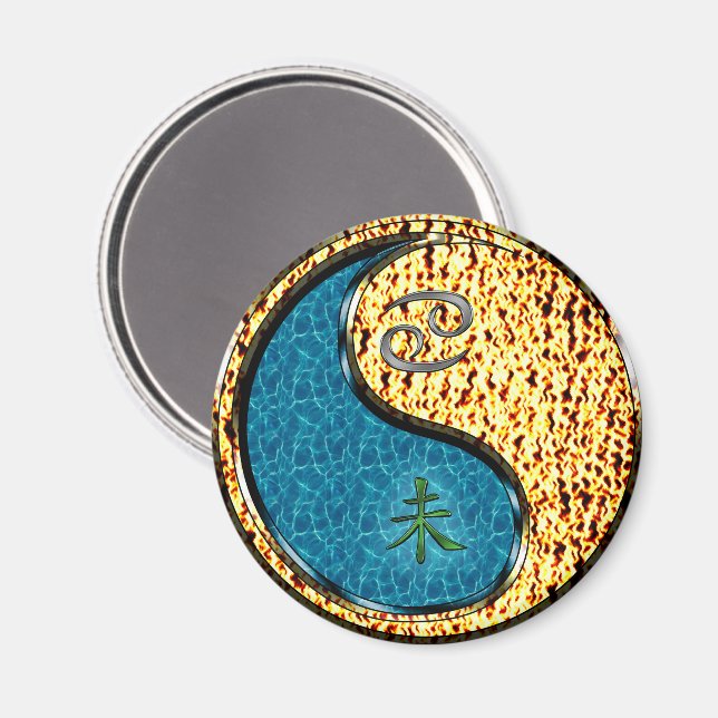 Imã Câncer & Cabra de Fogo (Front/Back)