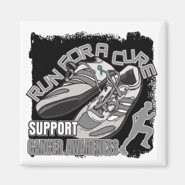 Imã Cancer Cerebral - Homens Correm Para Uma Cura (Frente)