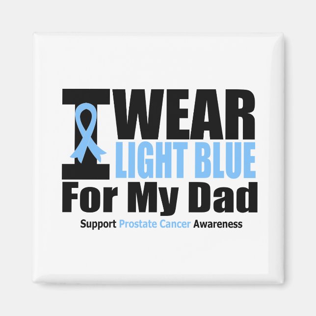 Imã Cancer Da Próstata Eu Visto Azul Claro Para O Meu  (Frente)