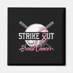 Imã Cancer De Mama De Cancer De Mama De Baseball Aw