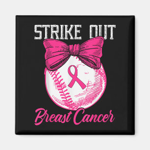 Imã Cancer De Mama De Cancer De Mama De Baseball Aw