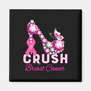 Imã cancer de mama do guerreiro do cancer de esmagamen