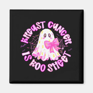 Imã Câncer de Mama é Boo Sheet Halloween Câncer de Mam