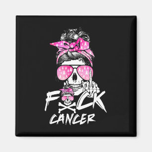 Imã Cancer de Mama Fck Mulheres Guerreiras Rosa Fita M
