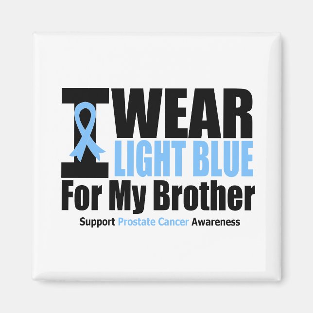 Imã Cancer De Próstata Eu Visto Azul Claro Para Meu Ir (Frente)