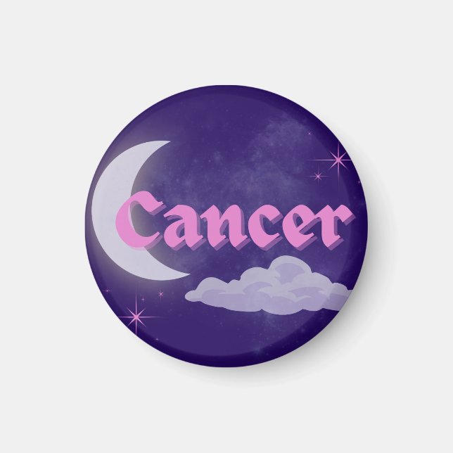 Imã Cancer Estética da Lua das Estrelas da Nuvem Celes (Frente)