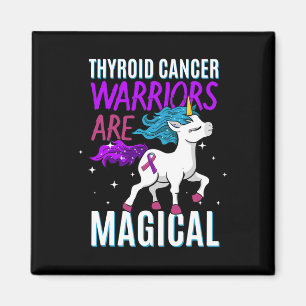 Imã Cancer Guerreiro Mágico Unicórnio Roxo Teal E Pino