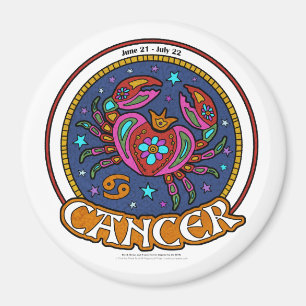 Imã CANCER NP Grande, Magneta redonda de 3 polegadas