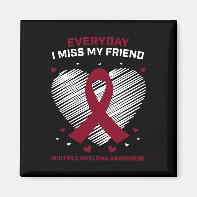 Imã Cancer Sanguíneo Eu Sinto Falta Do Meu Amigo Múlti (Frente)