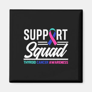 Imã Cancer Warrior Suporta Cancer da tireoide no quadr
