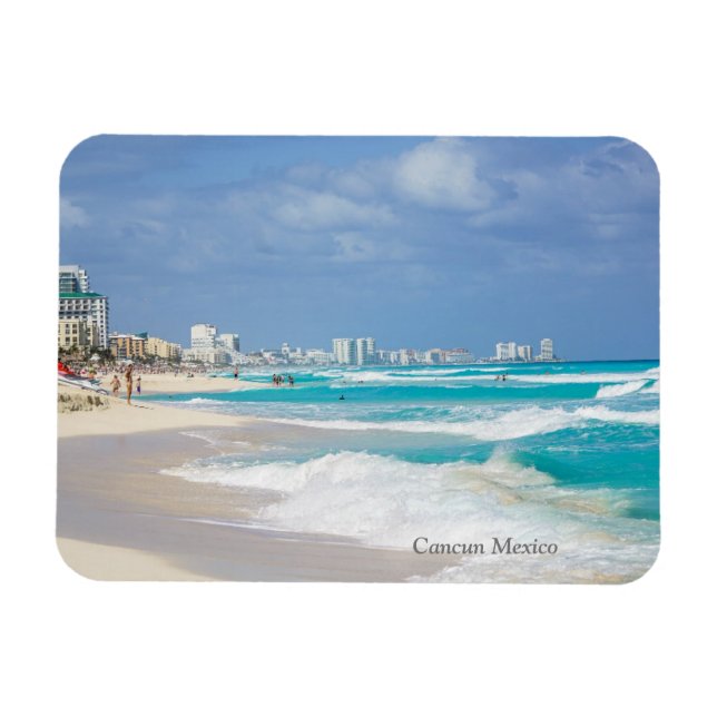 Ímã Cancun Mexico Beach Magnet (Horizontal)