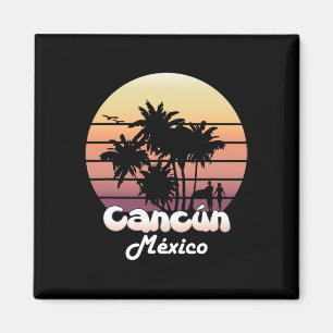Imã Cancun México Férias Tropicais Lembrança Verão Gi