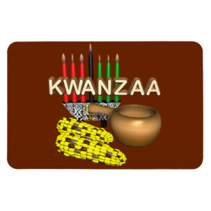 Ímã Candles of Kwanzaa -