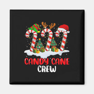 Imã Candy Cane Crew Família Engraçada De Natal Vincula