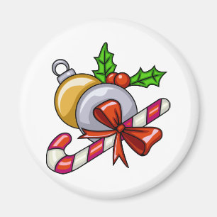 Imã Candy Cane de Natal