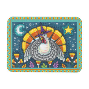ÍMÃ CANDY CORN TURKEY, CORAJOSO AGRADECIMENTO À ARTE F
