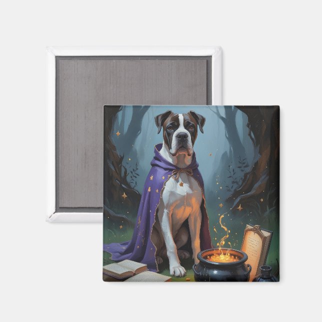 Imã Cane Corso Cachorro Whimsical Halloween (Front/Back)