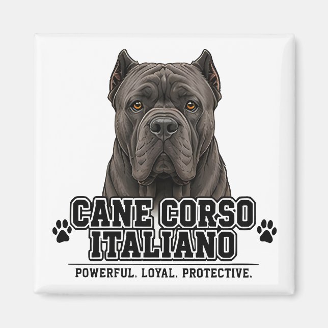 Imã 🐾 Cane Corso Italiano 🐾 (Frente)
