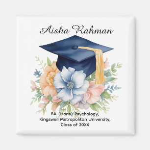 Imã Caneca de Formatura Blossom & Tassel