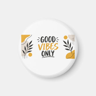 Imã Caneca Minimalista Vibrações Positivas Modernas