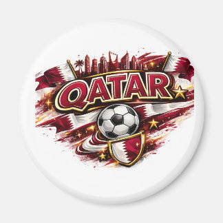 Imã Caneca para Fã de Futebol do Catar | Suporte Patri