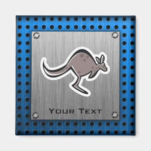 Imã Canguru bonito; Metal-olhar