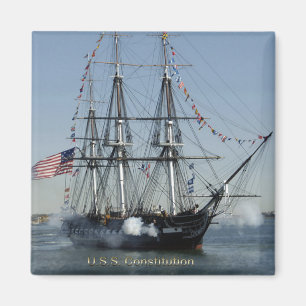 Imã Canhões do acendimento da constituição de USS