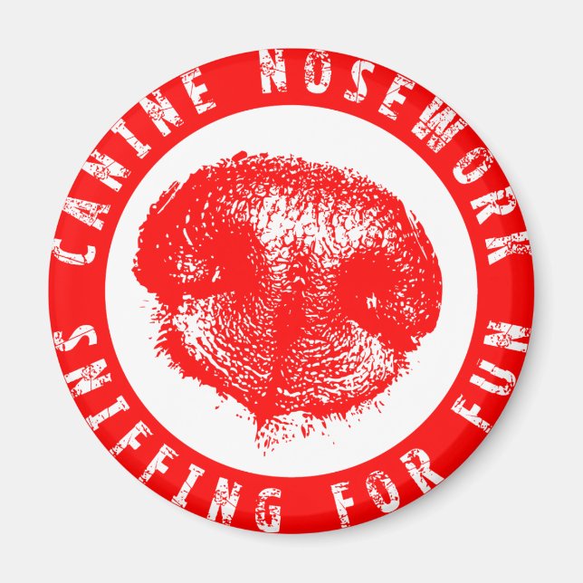 Imã Canine Nosework, Sniffing for Fun (Frente)