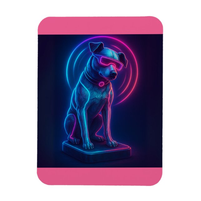 Ímã Canino Futurístico RCA Victor Dog (Vertical)