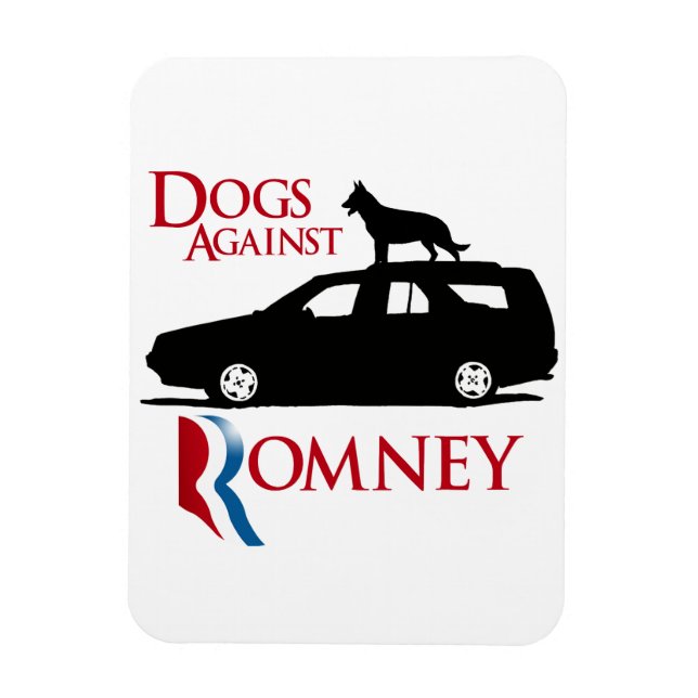 Ímã Caninos Contra Romney -. (Vertical)