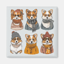 Imã Caninos Motivos de Welsh Corgi