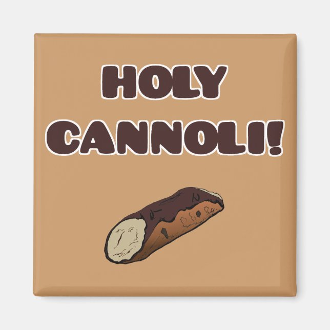 Imã Cannoli Sagrado Divertido Italiano (Frente)