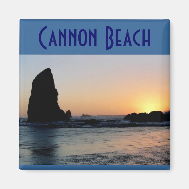 Imã Cannon Beach Magnet (Frente)