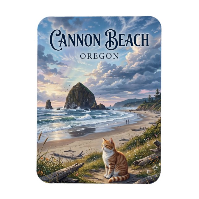 Ímã Cannon Beach Oregon (Vertical)
