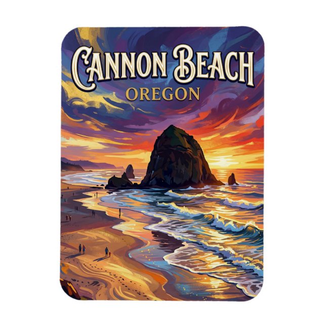 Ímã Cannon Beach Oregon (Vertical)