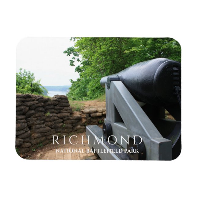 Ímã Cannon Overlook James River Drewry's Bluff (Horizontal)