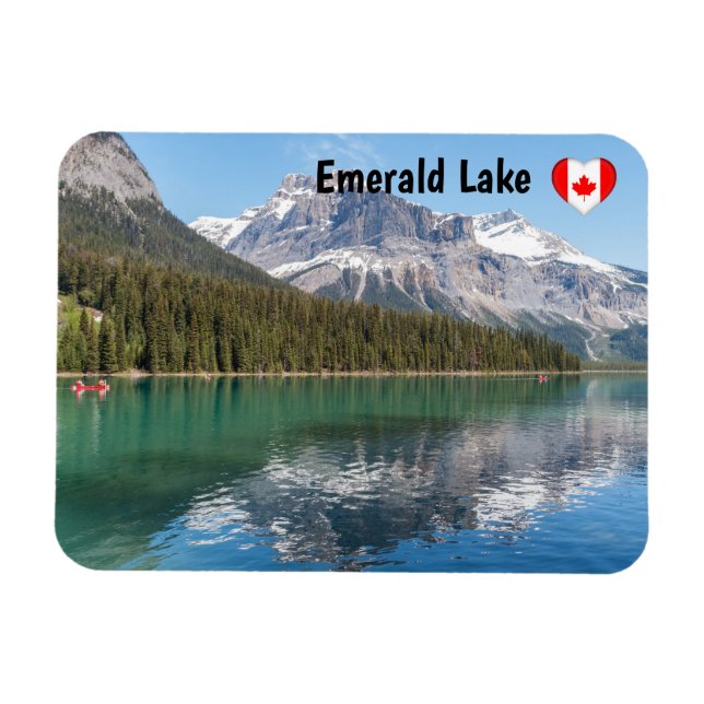 Ímã Canoagem no famoso lago Emerald - Yoho NP, Canadá (Horizontal)