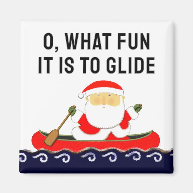 Imã Canoe Kayak Stoffer de Camping (Frente)