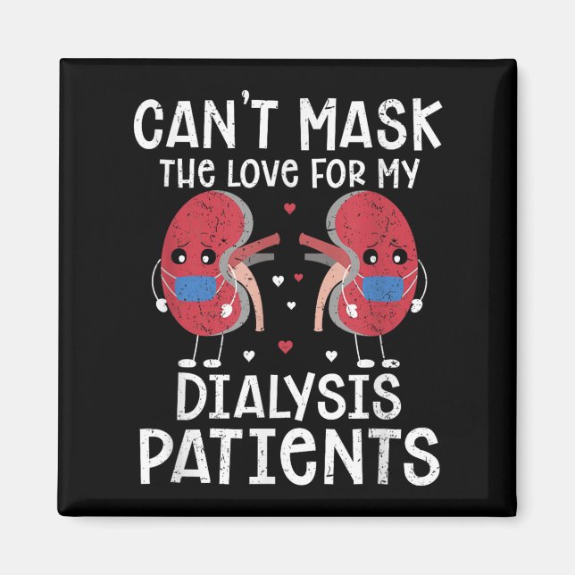 Imã Cant Mask The Love Dialise Tech (Frente)