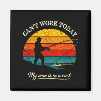 Imã Cant work arm is in a cast funny fishing