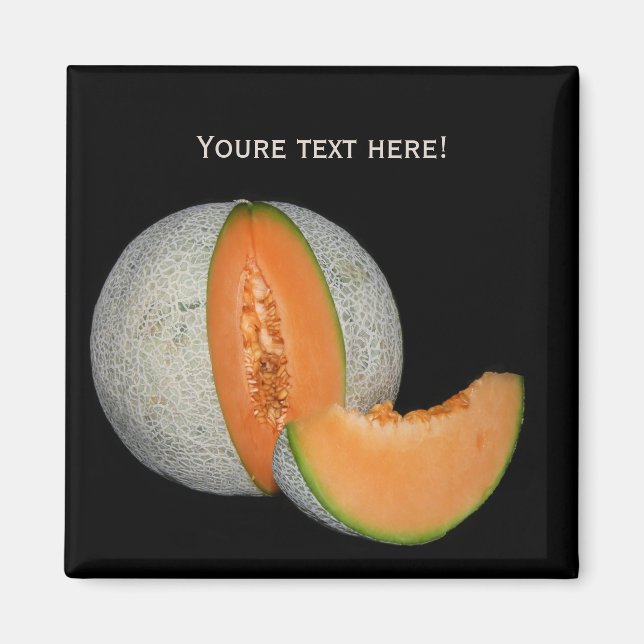 Imã Cantaloupe Melon em fatias (Frente)