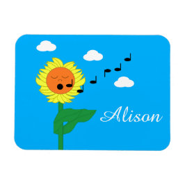 Ímã Cantando girassol: