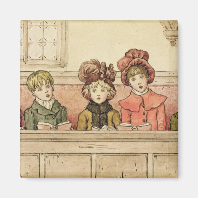 Imã Cantando na igreja (c/c no papel) (Frente)