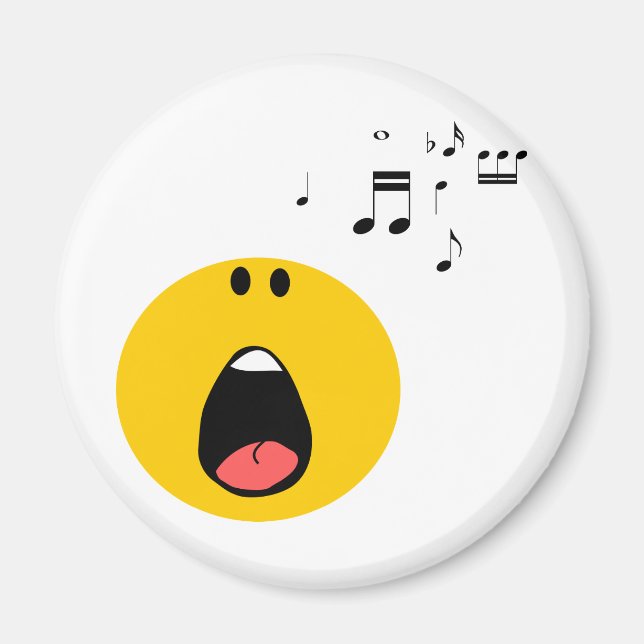 Imã cantando seu pequeno coração (Frente)